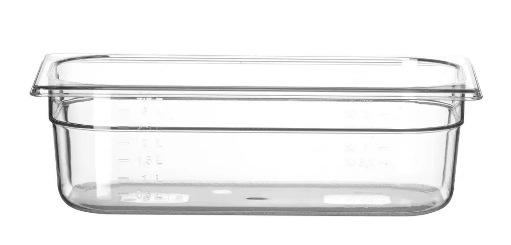 Gastronorm-Behälter 1/3, Profi Line, GN 1/3, 4L, Transparent, 325x176x(H)100mm Gastronorm-Behälter 1/3, Profi Line, GN 1/3, 4L, Transparent, 325x176x(H)100mm