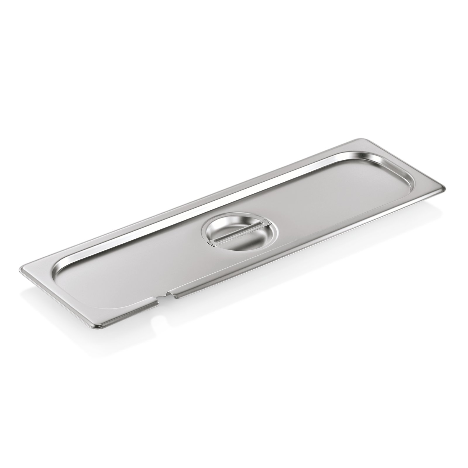 GN 2/4 Deckel mit Löffelaussparung GN 90