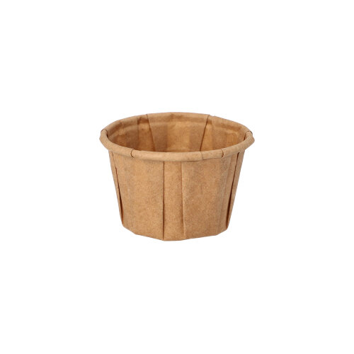120000 Dressingbecher, Papier "pure" 25 ml Ø 4,4 cm · 2,8 cm braun