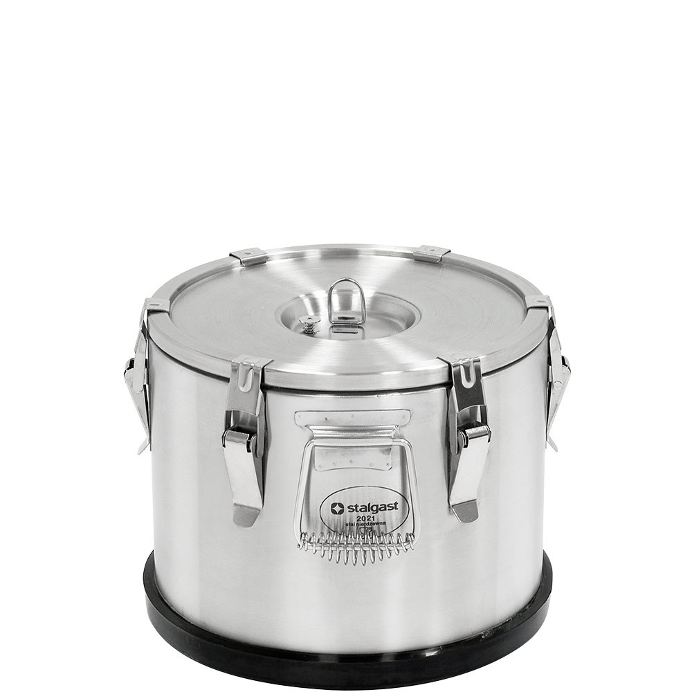 Thermobehälter aus rostfreiem Edelstahl, 15 Liter Thermobehälter aus rostfreiem Edelstahl, 15 Liter