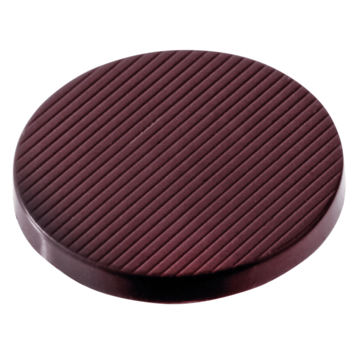 Schokoladen Form - Keks rund gestreift Ø 36 mm Schokoladen Form - Keks rund gestreift Ø 36 mm