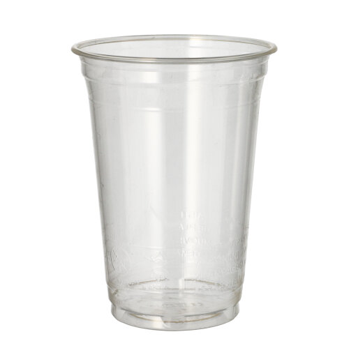 18720 Kaltgetränkebecher, PLA "pure" 0,4 l Ø 9,5 cm · 12,7 cm glasklar