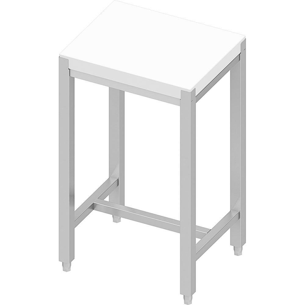 Hackblock aus aus Polyethylen mit Untergestell, Abmessung 50 x 40 x 85 cm Hackblock aus aus Polyethylen mit Untergestell, Abmessung 50x40x85 cm