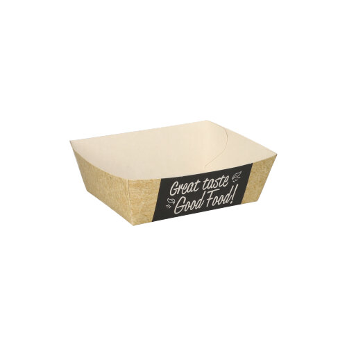 14000 Pommes-Frites-Trays "pure" 3,5 cm x 7 cm x 9 cm "Good Food" klein