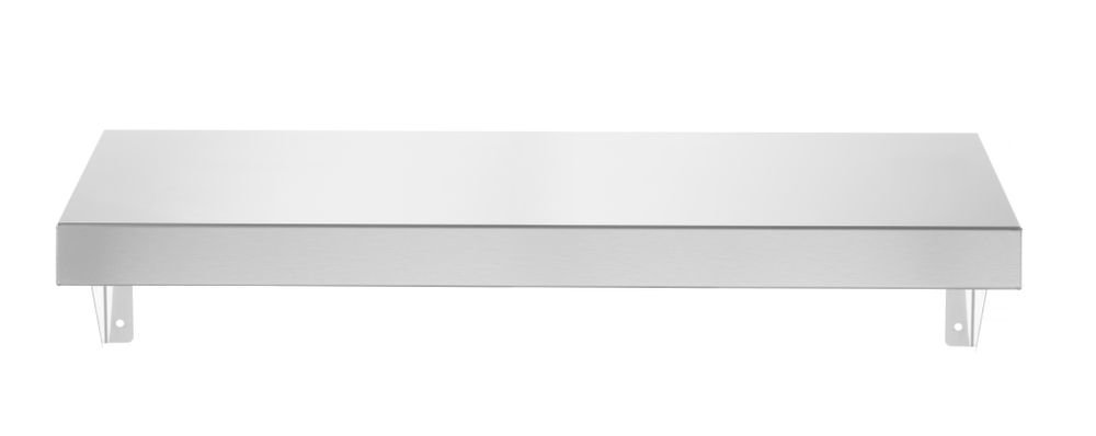 Hintere Arbeitsplatte für Grillsystem Green Fire, HENDI, Arbeitsplatte hinten, 650x298x(H)160mm