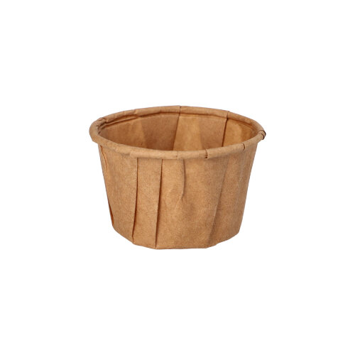 90000 Dressingbecher, Papier "pure" 35 ml Ø 5 cm · 3,1 cm braun