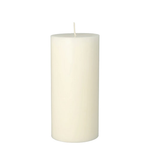 912 Stumpenkerze Ø 70 mm · 150 mm weiss aus 100% Stearin, durchgefärbt