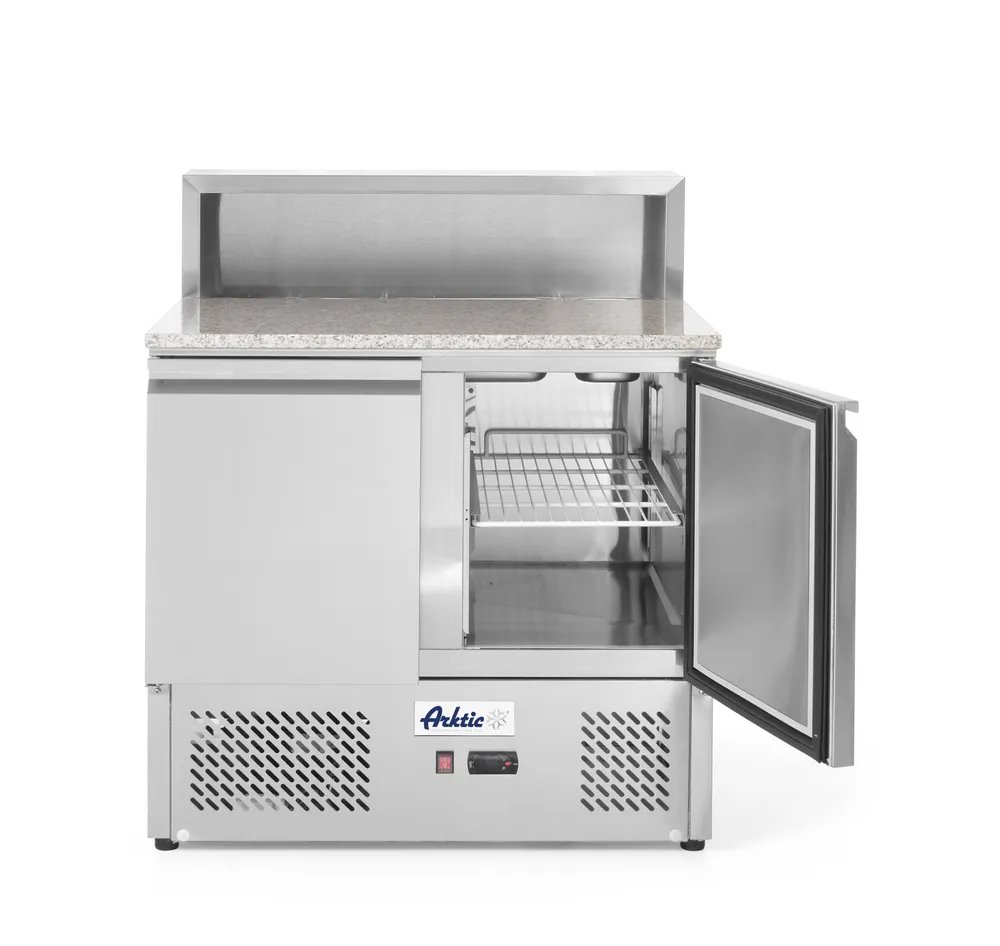 Pizzatisch, zweitürig 300 L, Arktic, 230V/310W, 900x700x(H)1110mm Pizzatisch, zweitürig 300 L, Arktic, 230V/310W, 900x700x(H)1110mm