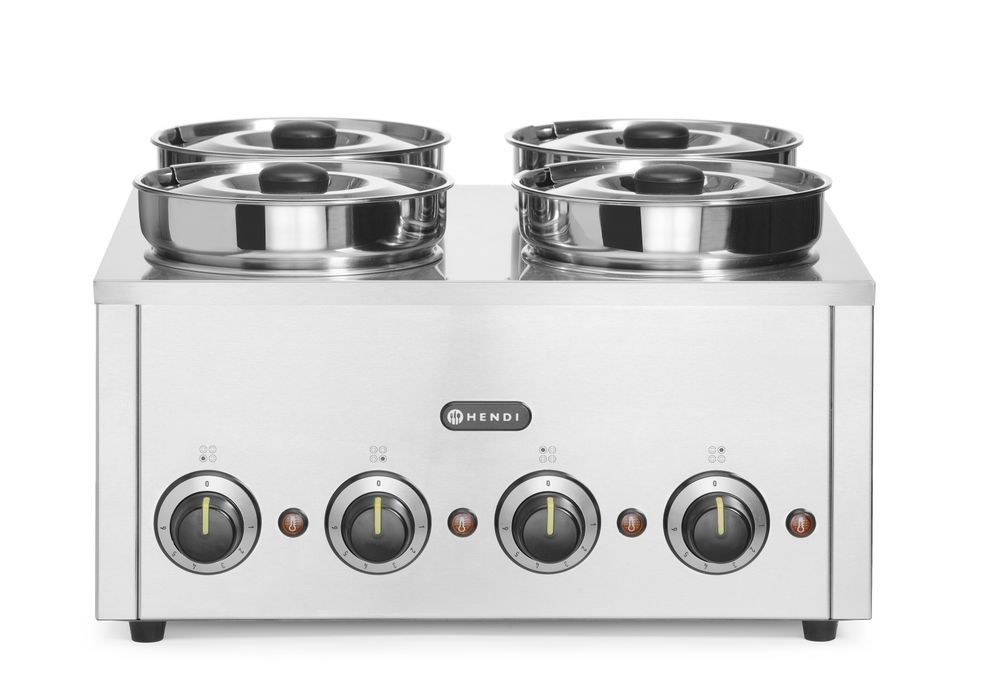 Thermosystem, vierfach, HENDI, 16L, 220-240V/800W, 506x509x(H)298mm Thermosystem, vierfach, HENDI, 16L, 220-240V/800W, 506x509x(H)298mm