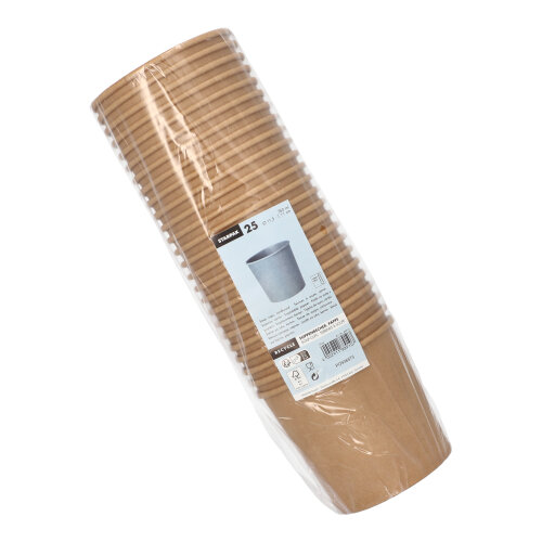 4000 Suppenbecher, Pappe rund 760 ml Ø 11,5 cm · 11 cm braun