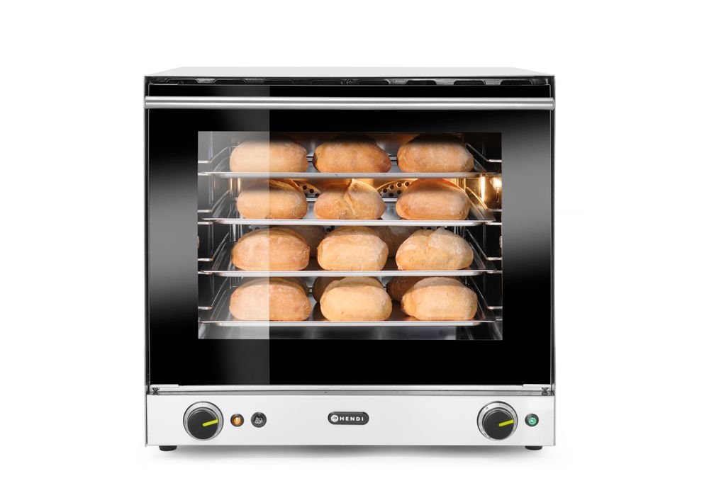 Heißluftofen mit Beschwadung H90S, HENDI, 62L, 220-240V/2670W, 595x595x(H)570mm Heißluftofen mit Beschwadung H90S, HENDI, 62L, 220-240V/2670W, 595x595x(H)570mm