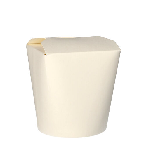3000 Pastaboxen, Pappe 950 ml 11 cm x 10,5 cm x 9,3 cm weiss
