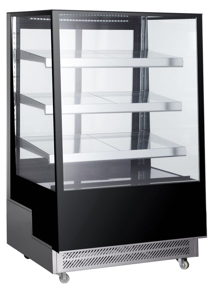 Kühlvitrine mit 3 geneigten Regalen, Arktic, 500L, 230V/490W, 900x833x(H)1460mm