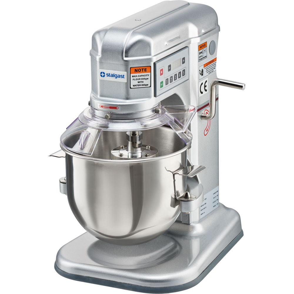 Planetenmixer, automatische Steuerung, 7 Liter, 345 x 435 x 510 mm (BxTxH) Planetenmixer, automatische Steuerung, 7 Liter, 345 x 435 x 510 mm (BxTxH)