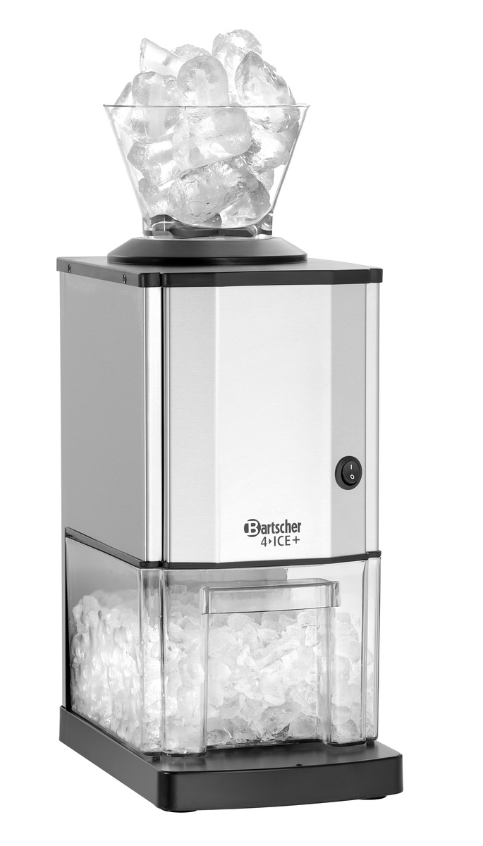 Eiscrusher 4ICE+ 172 x 250 x 460 mm silber/schwarz Eiscrusher 4ICE+ 172 x 250 x 460 mm silber/schwarz