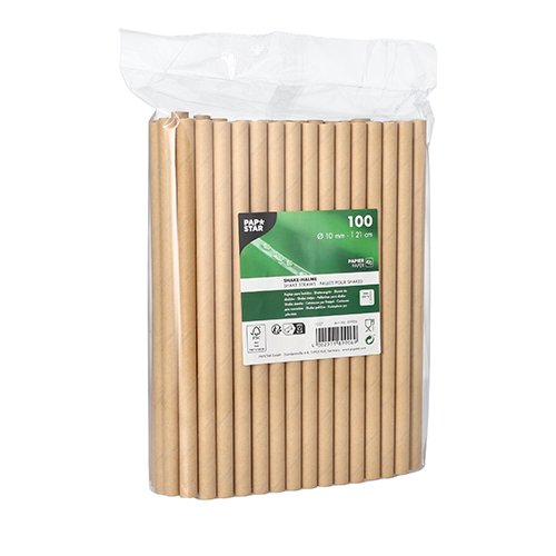 28800 Shake-Halme Papier Ø 10 mm · 21 cm braun
