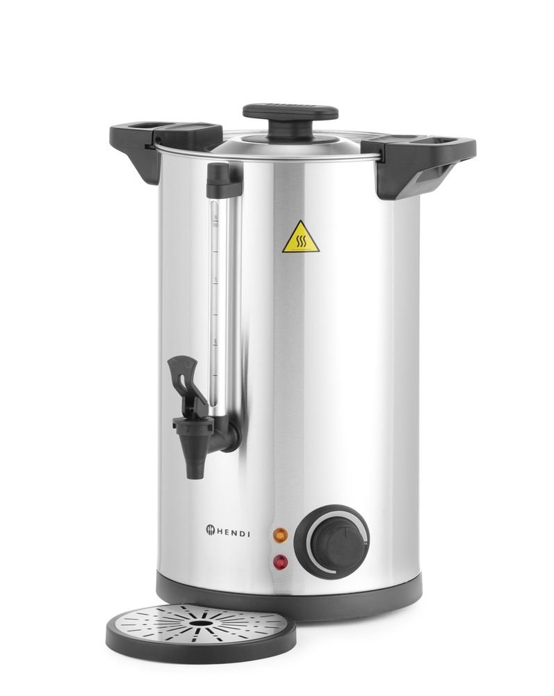 Heißgetränkespender doppelwandig, ≈ 60 Tassen in 40 Min., 9L, 220-240V/1500W, 340x315x(H)430mm Heißgetränkespender doppelwandig, ≈ 60 Tassen in 40 Min., 9L, 220-240V/1500W, 340x315x(H)430mm