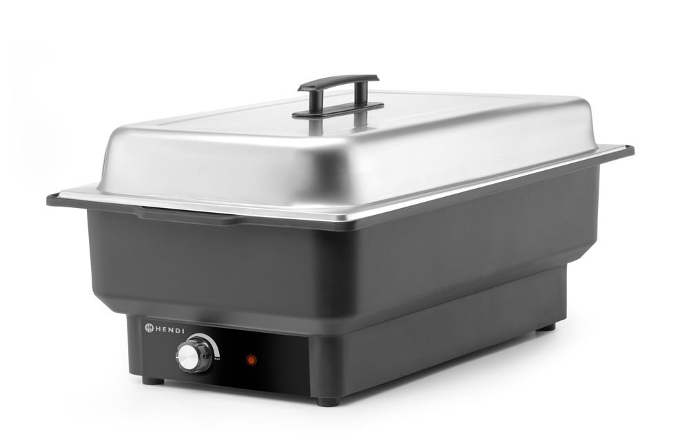 Chafing Dish elektrisch Tellano, HENDI, Kitchen Line, GN 1/1, 9L, 220-240V/900W, 575x349x(H)278mm