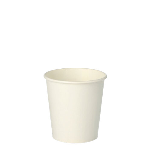 50000 Trinkbecher für Kaltgetränke, Pappe 0,1 l Ø 6,25 cm · 6,3 cm weiss