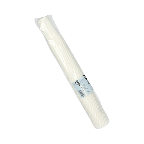 100 Trinkbecher, PP 0,2 l Ø 7,03 cm · 9,9 cm weiss 54000 Trinkbecher, PP 0,2 l Ø 7,03 cm · 9,9 cm weiss