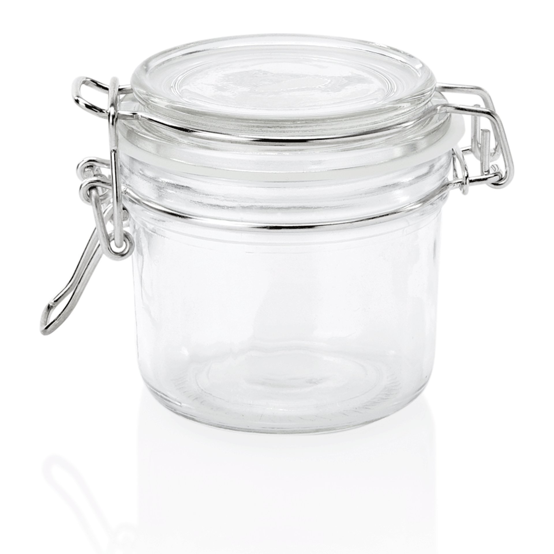 Bügelverschlussglas 200 ml, Ø 8,5 cm, (H) 8,5 cm