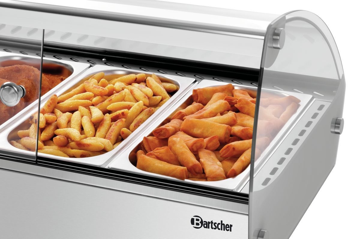 Heiße Aufsatzvitrine R4 4 x 1/3 GN Heiße Aufsatzvitrine R4 4 x 1/3 GN