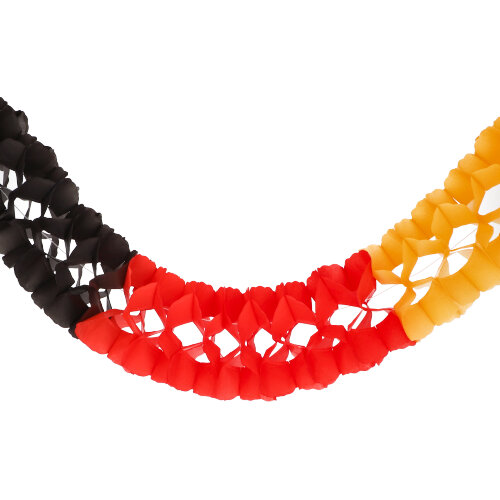 960 Girlande, Papier Ø 16 cm · 4 m "Deutschland" schwer entflammbar
