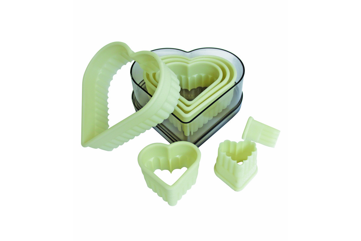 Ausstechersatz Herz, gezackt Ausstechersatz Herz, gezackt