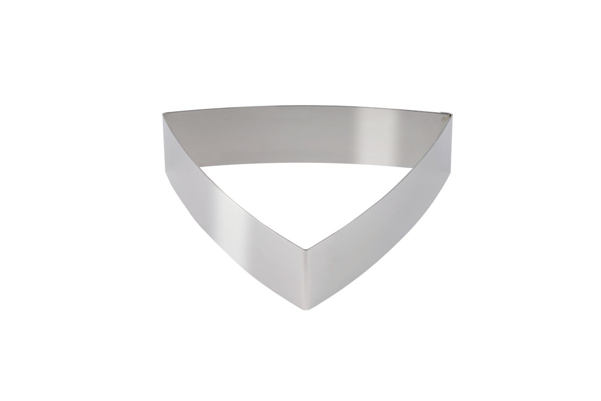 Dessert-/Tortenring "Dreieck" gewölbt