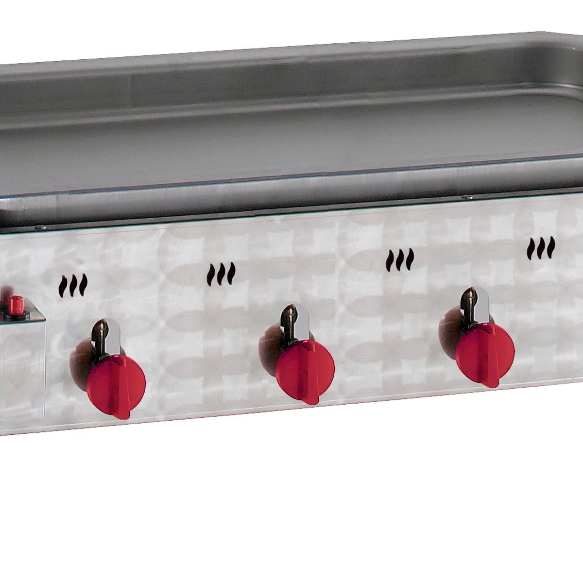 Gas-Kombi-Tischbräter 4 4 Brenner Gas-Kombi-Tischbräter 4 4 Brenner