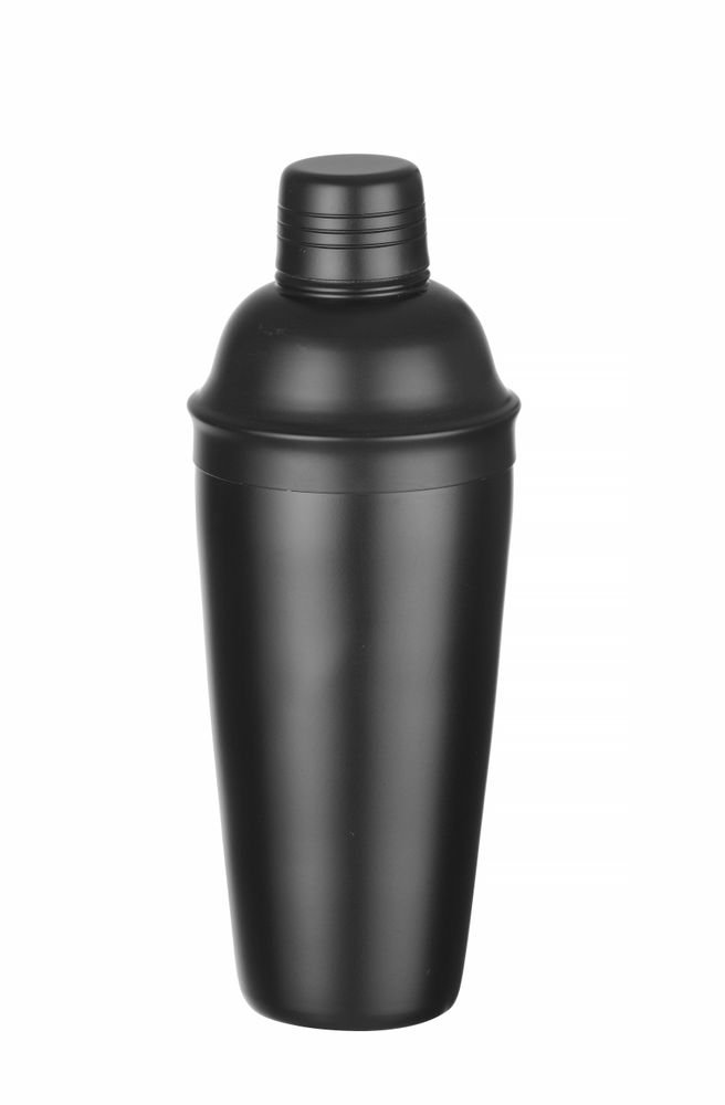 Cobbler Shaker, 3-teilig, BarUp, Schwarz, ⌀85x(H)240mm