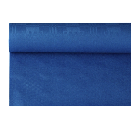 336 Papiertischtuch mit Damastprägung 8 m x 1,2 m dunkelblau