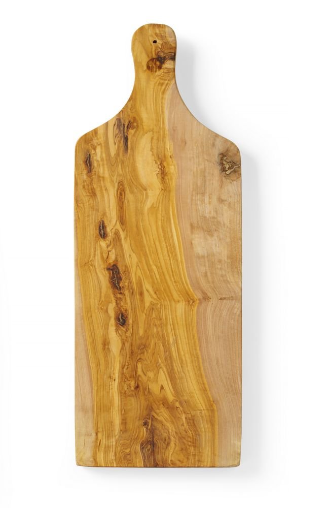 Schneide- und Servierbrett aus Olivenholz, HENDI, 600x200x(H)18mm