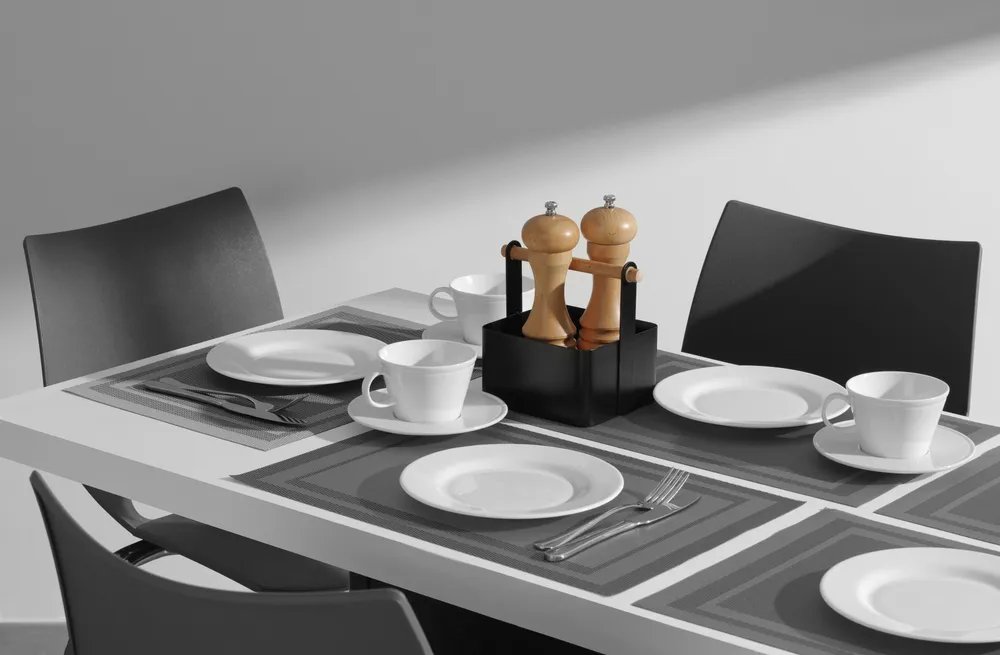 Platzset, Rahmen, Graphit, 6 Stk., 450x300mm Platzset, Rahmen, Graphit, 6 Stk., 450x300mm