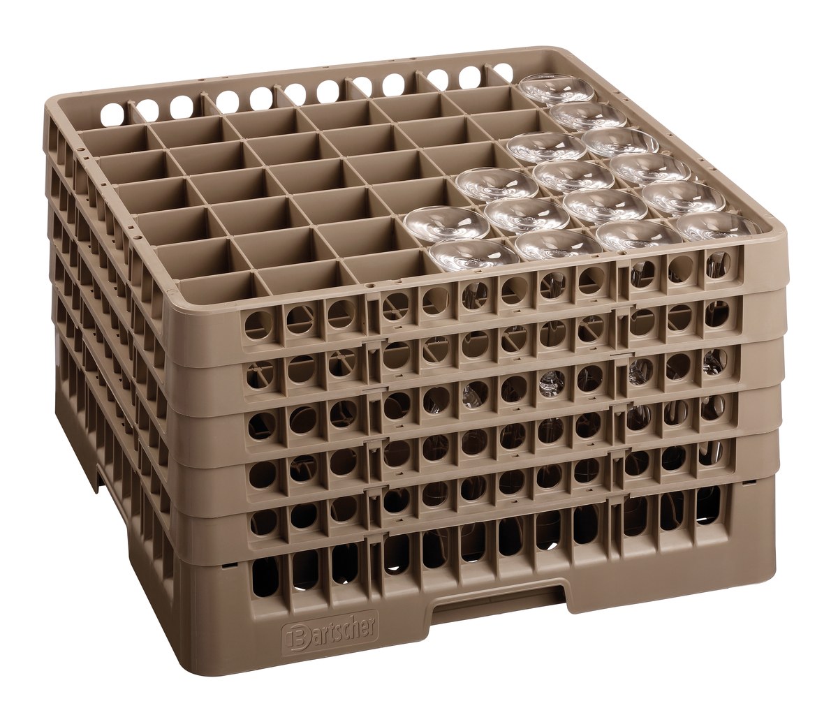 Gläserkorb, 49 Fächer Gläserkorb, 49 Fächer