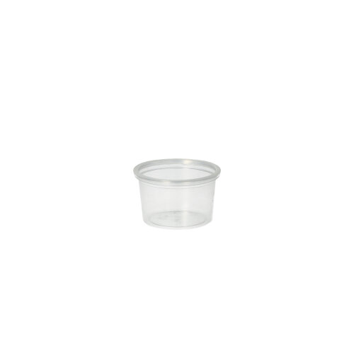 50 Portionsbecher, PP rund 30 ml Ø 4,6 cm · 2,8 cm transparent 60000 Portionsbecher, PP rund 30 ml Ø 4,6 cm · 2,8 cm transparent