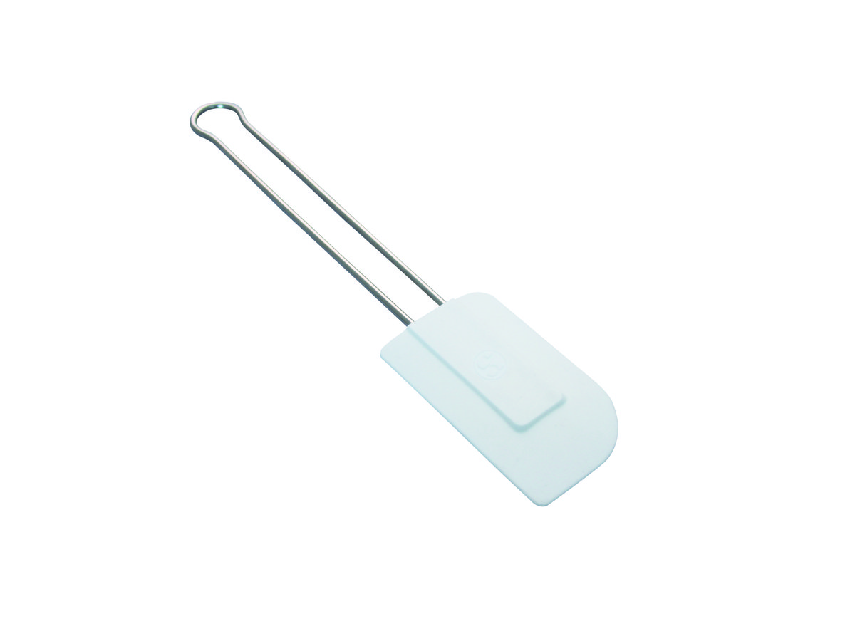 Stielschaber Silikon groß, weiß Stielschaber Silikon groß, weiß