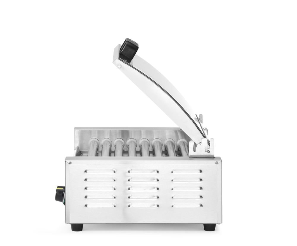 Rollengrill, 1-Zone mit Energiesparabdeckung, 9 Rollen, 230V/790W, 566x450x(H)259mm Rollengrill, 1-Zone mit Energiesparabdeckung, 9 Rollen, 230V/790W, 566x450x(H)259mm