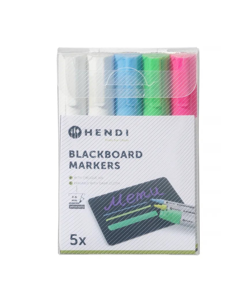 Kreidemarker 6 mm, 1x pink, 1x grün, 1x blau, 2x weiß