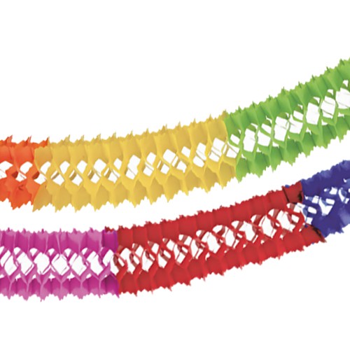 960 Girlande, Papier Ø 16 cm · 4 m "Intensive" schwer entflammbar