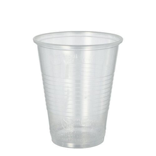 6400 Trinkbecher, PP 0,3 l Ø 9,5 cm · 11,1 cm transparent mit Schaumrand