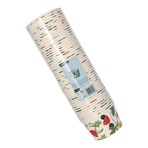 6000 Salatschalen, Pappe "To Go" 600 ml Ø 12,5 cm · 7,5 cm "Salad"