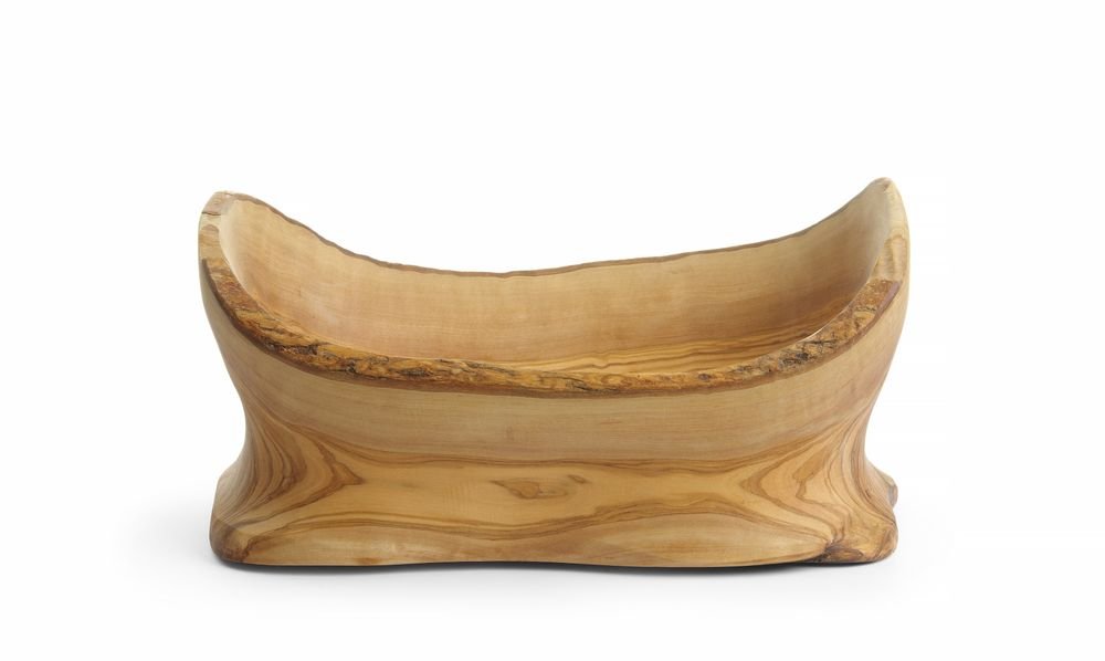 Dekorative Schale aus Olivenholz, HENDI, 365x200x(H)290mm