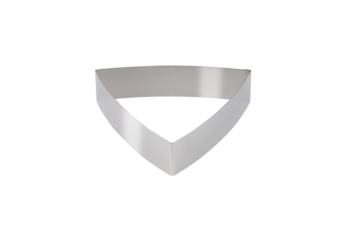 Dessert-/Tortenring "Dreieck" gewölbt 180 mm