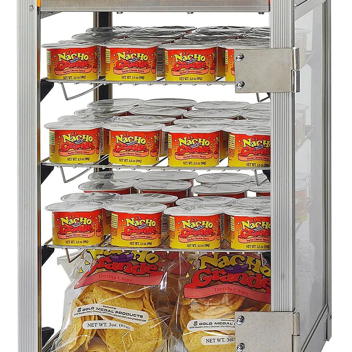 Nacho Cheese Wärmer Acapulco Warmhaltegerät für 48 Becher Käsesoße