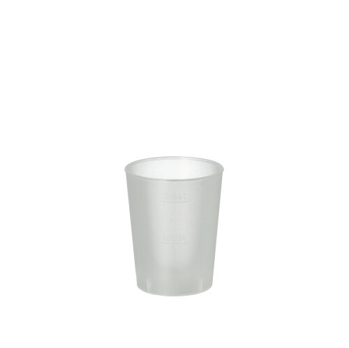 46080 Mehrweg-Gläser für Schnaps PP 4 cl Ø 4,3 cm · 5,2 cm satiniert, unzerbrechlich