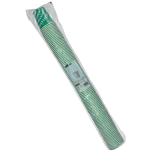 24000 Trinkbecher für Kaltgetränke, Pappe 0,2 l Ø 8 cm · 8,8 cm grün