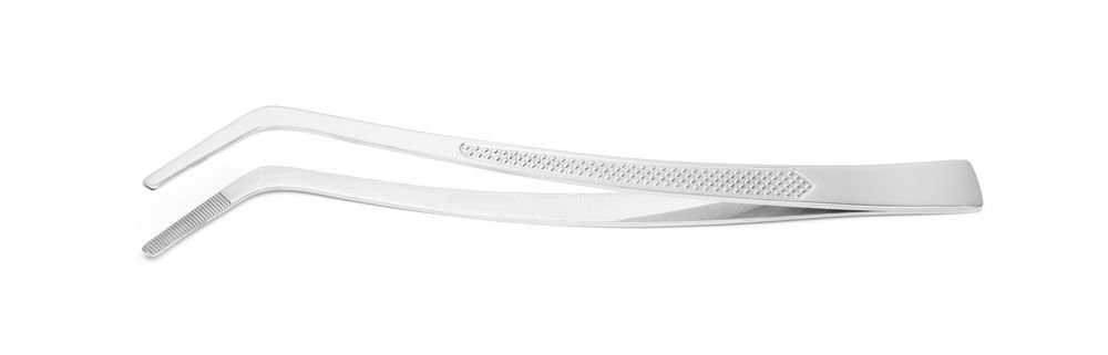 Pinzette, geschwungen, HENDI, (L)240mm