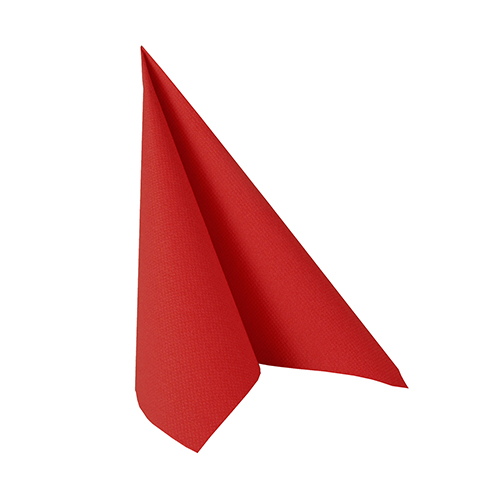 29400 Servietten "ROYAL Collection" 1/4-Falz 25 cm x 25 cm feuerrot