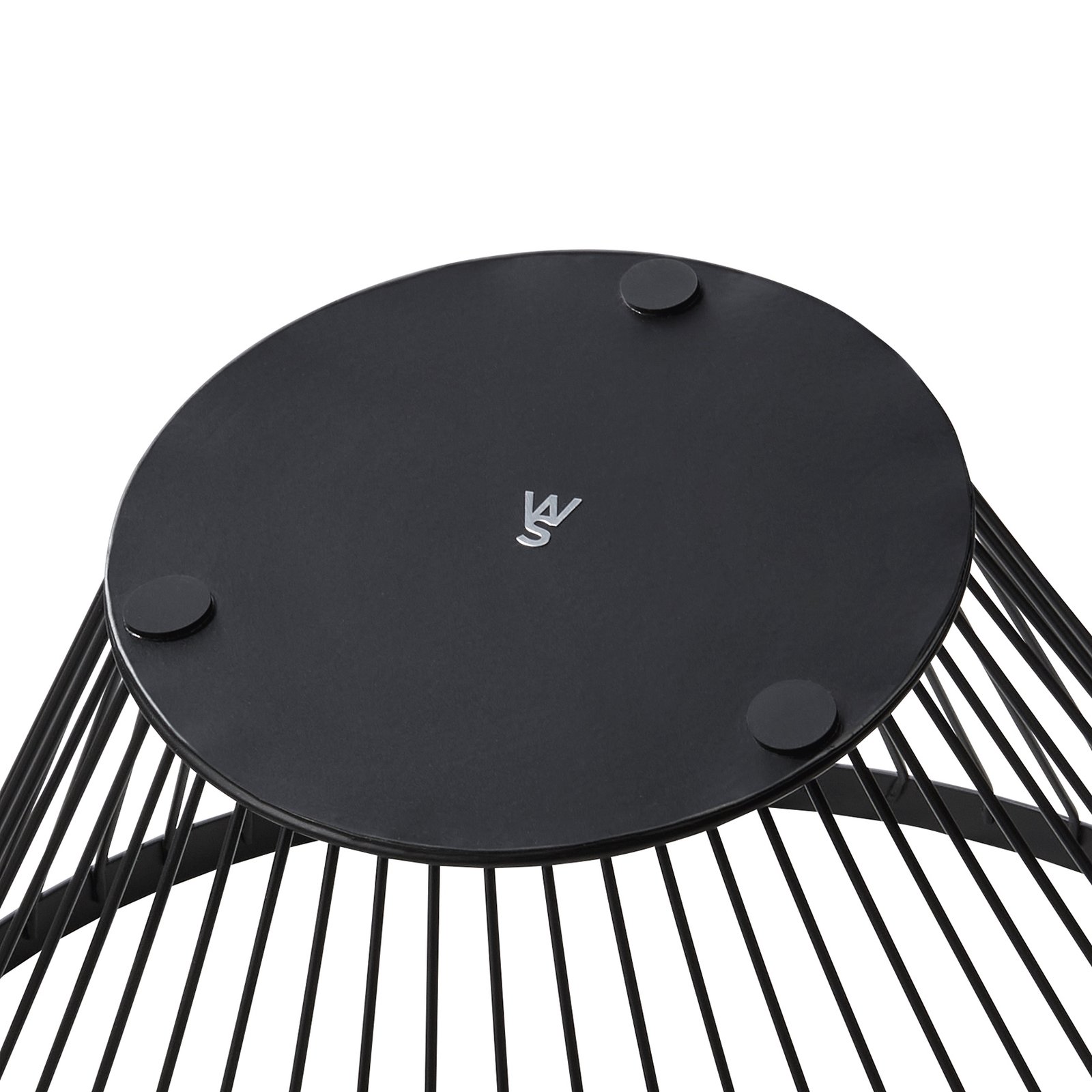 Buffetkorb, Ø 30 cm, Höhe 20,5 cm, schwarz pulverbeschichtet, Metall Buffetkorb, Ø 30 cm, Höhe 20,5 cm, schwarz pulverbeschichtet, Metall